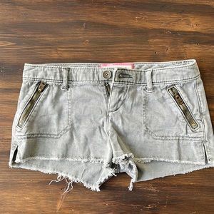 abercrombie kids jean shorts
